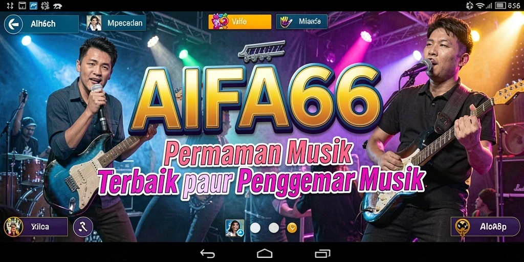 Screenshot AIFA66 menampilkan gameplay seru yang menggugah semangat bermain musik.