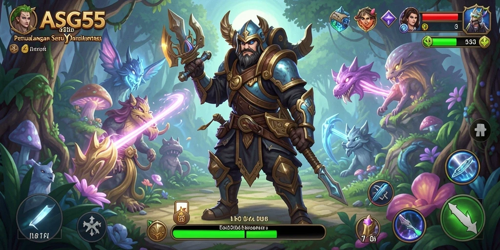 Tampilan gameplay ASG55 yang seru dan penuh tantangan.