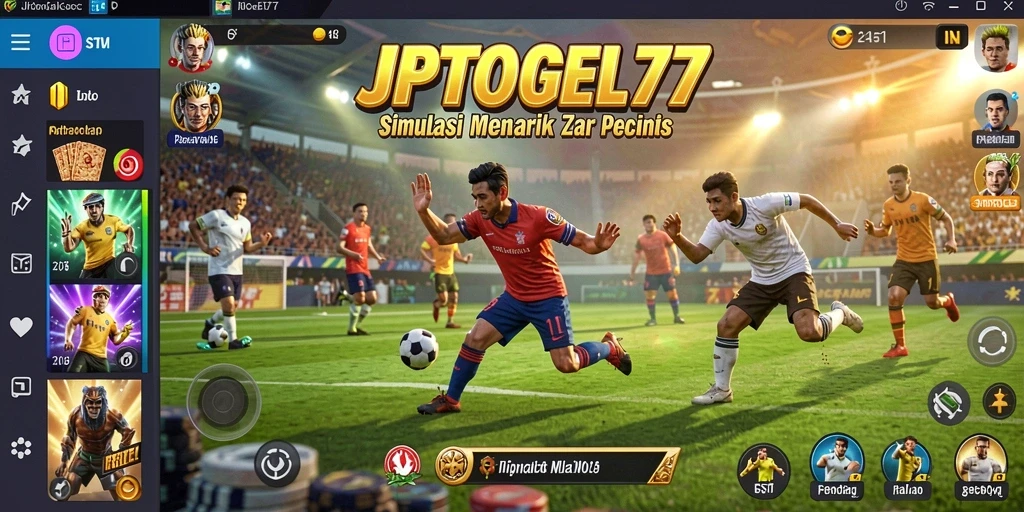 Tampilan gameplay menarik dari JPTOGEL77 dengan suasana simulasi.