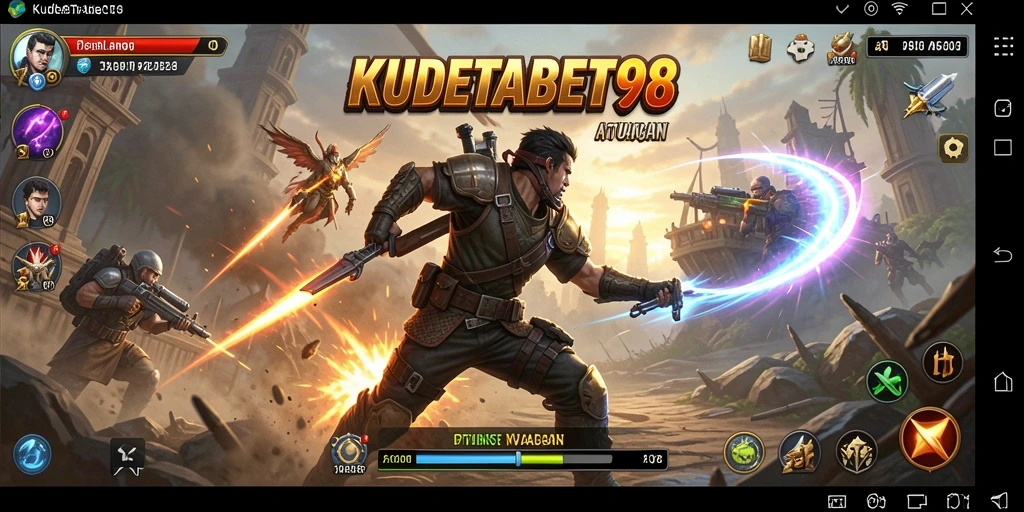 Gameplay action yang mendebarkan di KUDETABET98.