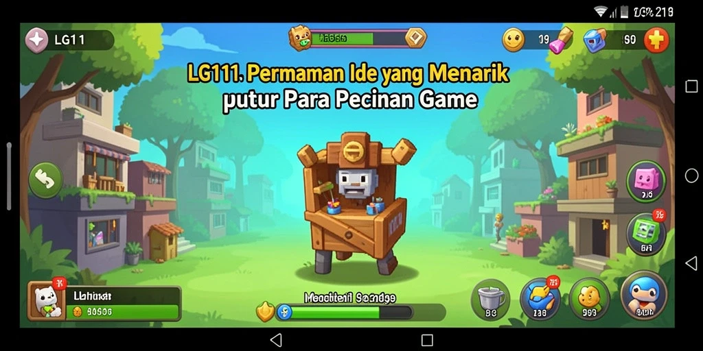 Screenshot menampilkan gameplay Idle yang menarik dan interaktif.