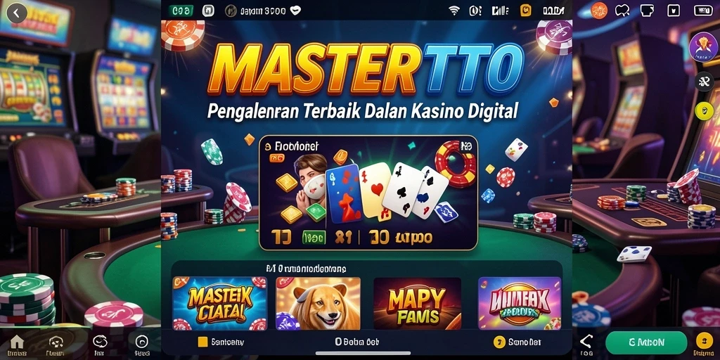 Screenshot MASTERTOTO menunjukkan gameplay seru di kasino virtual.