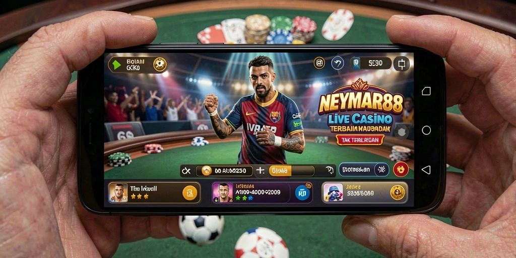 Tampilan gameplay NEYMAR88 yang mendebarkan saat live casino berlangsung.