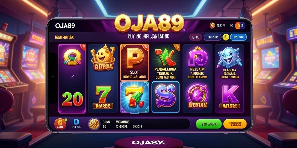 Tampilan gameplay OJA89 yang mendebarkan dengan berbagai tema slot menarik.