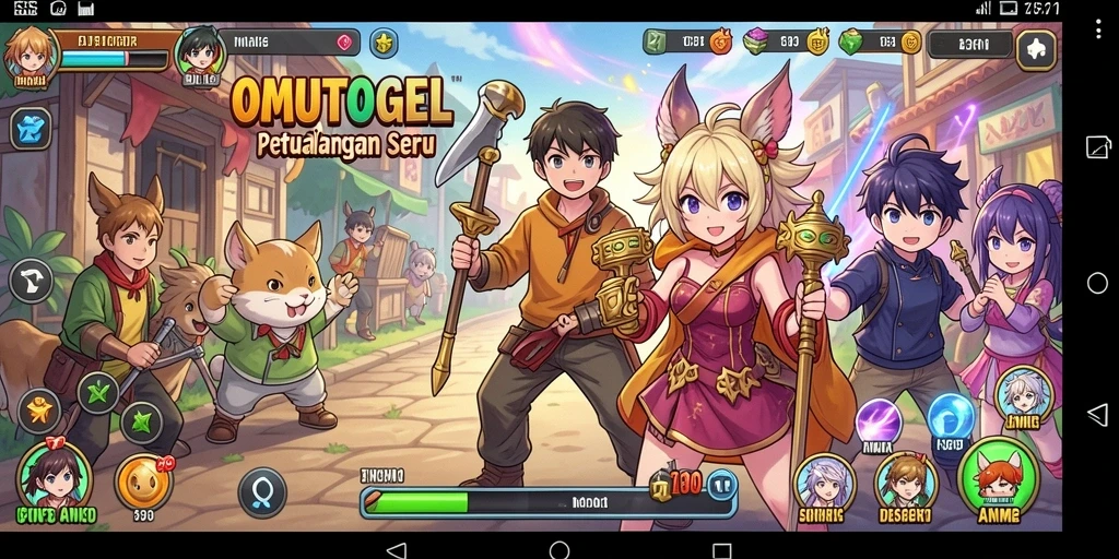 Gameplay seru dan interaktif di dunia anime yang penuh warna.