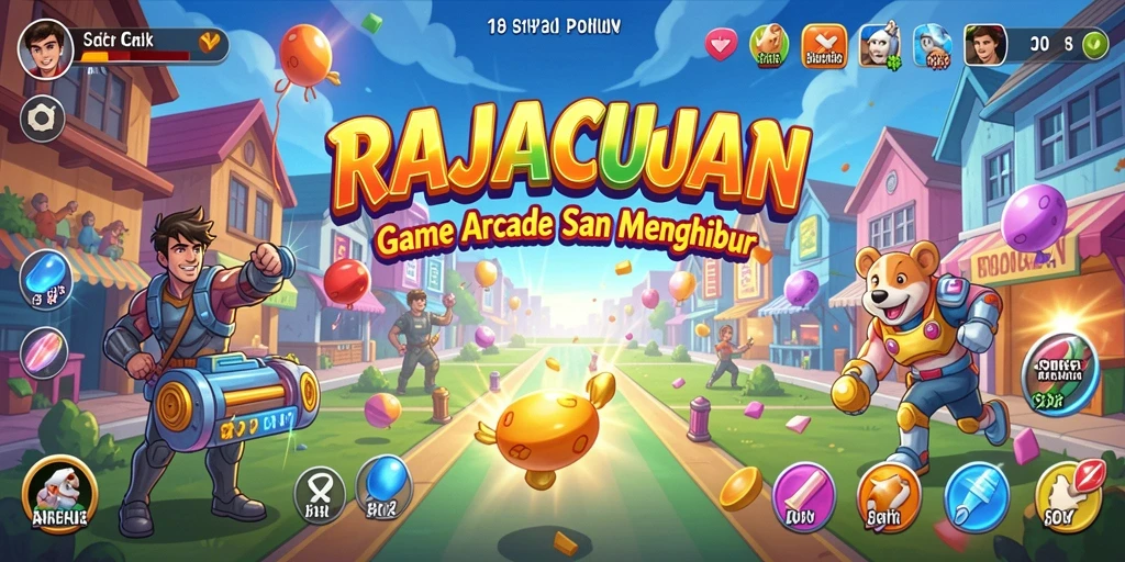 Screenshot gameplay seru dari RAJACUAN dengan aksi menegangkan.