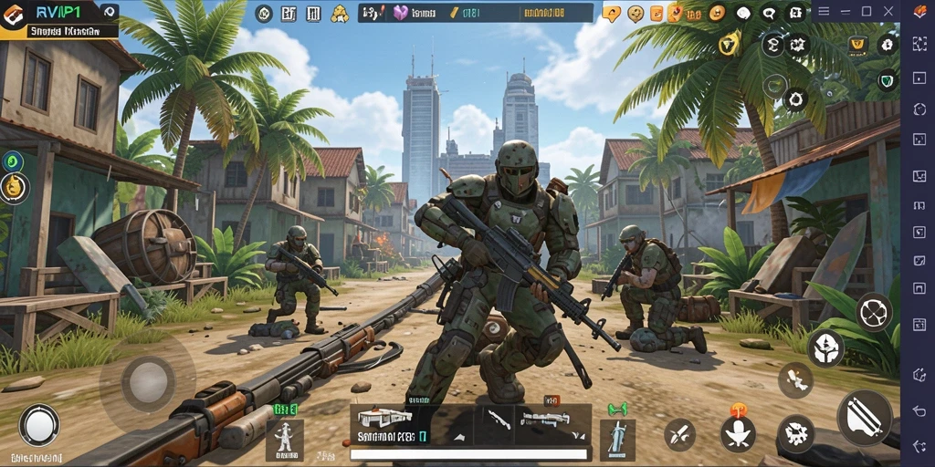 Screenshot gameplay RVIP1 menampilkan pengalaman simulasi yang realistis.